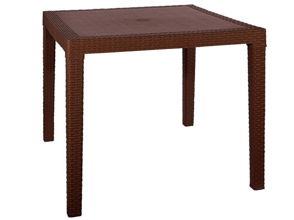 Стол квадратный FIJI Quatro Table Коричневый купить в Лодейном Поле