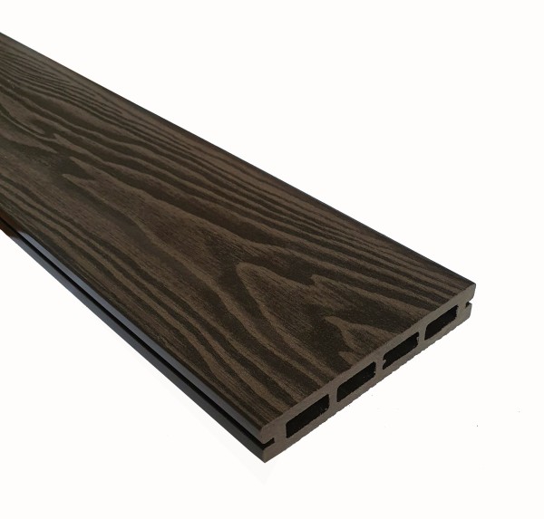 Террасная доска из ДПК Terrapol Смарт 3D Пустотелая с пазом Венге Соренто купить в Лодейном Поле