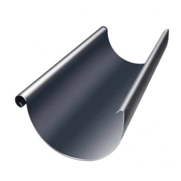 Водосток Grand Line 125x90 – Желоб 3м RAL 7024 купить в Лодейном Поле