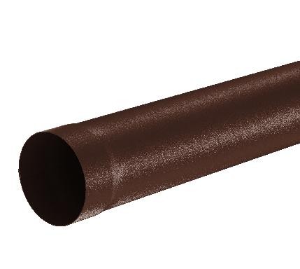 Водосток Aquasistem, Система 150/100 - Труба водосточная 3.00м RAL 8017 Коричневый matt купить в Лодейном Поле