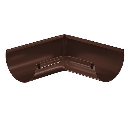 Водосток Aquasistem, система 150/100 - Угол желоба, внутренний 90° RAL 8017 Коричневый купить в Лодейном Поле