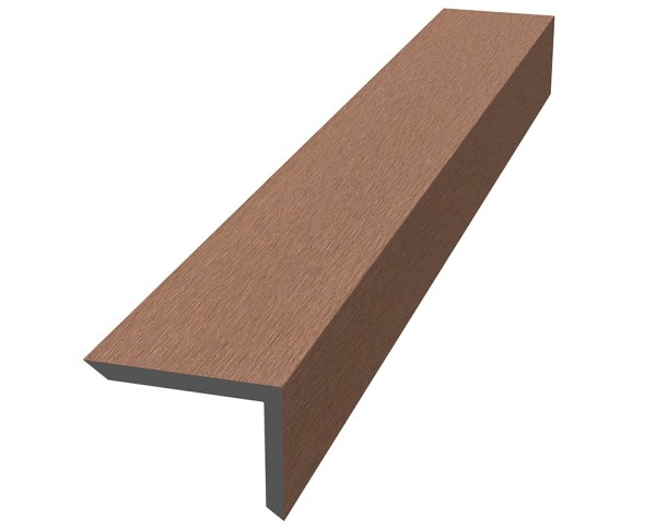 Уголок ДПК для террасной доски NauticPrime, 60x40x2900мм Кедр купить в Лодейном Поле