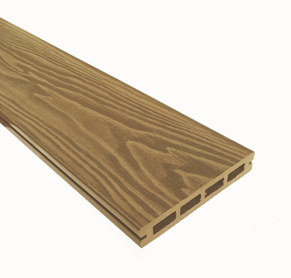 Террасная доска из ДПК Terrapol Смарт 3D Пустотелая с пазом Дуб Севилья купить в Лодейном Поле