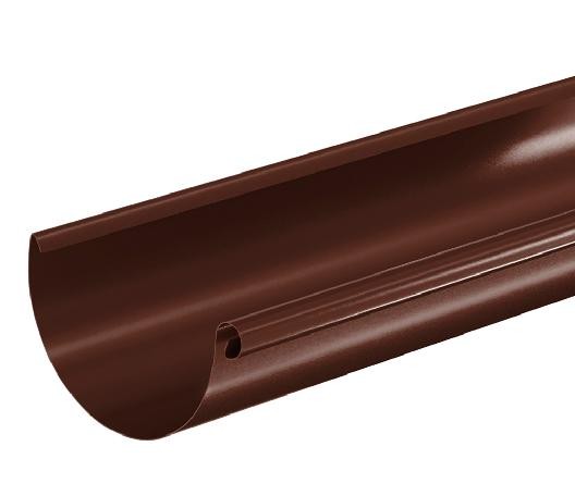 Водосток Aquasistem, система 125x90 - Водосточный желоб 3.00м RAL 8017 Коричневый купить в Лодейном Поле
