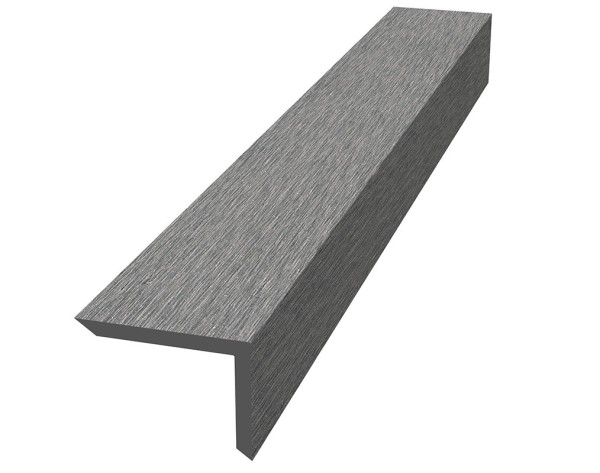 Уголок ДПК для террасной доски NauticPrime, 60x40x2900мм Тёмно-серый купить в Лодейном Поле