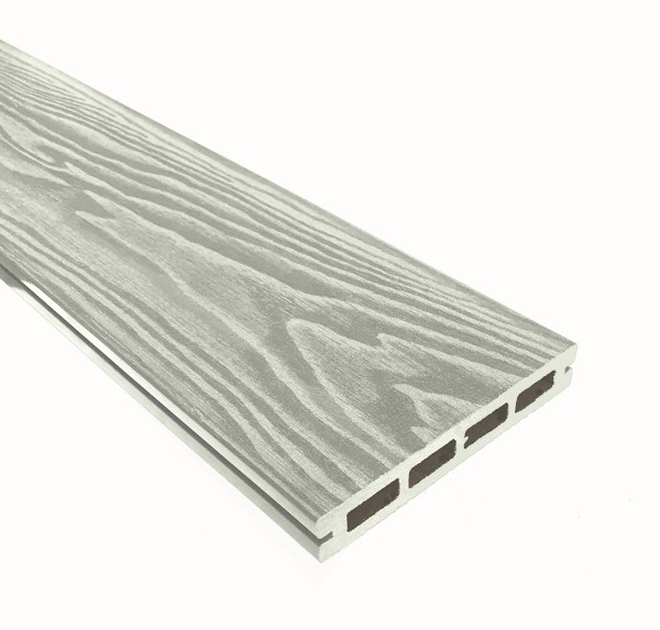 Террасная доска из ДПК Terrapol Смарт 3D Пустотелая с пазом Дуб беленый купить в Лодейном Поле