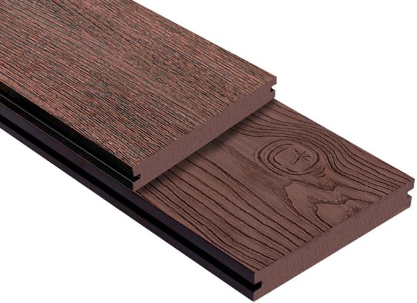 Террасная доска ДПК Outdoor 3D полнотелая STORM/OCEAN BROWN коричневая микс купить в Лодейном Поле