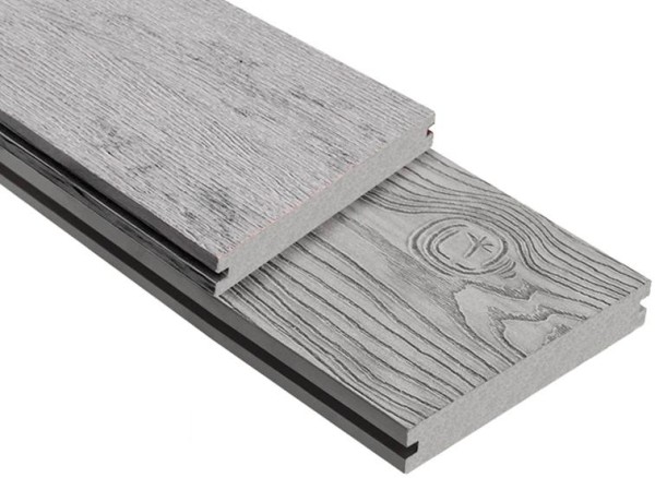 Террасная доска ДПК Outdoor 3D полнотелая STORM/OCEAN GREY серая микс купить в Лодейном Поле