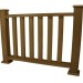 Ограждения из ДПК WOODVEX Кофе купить в Лодейном Поле