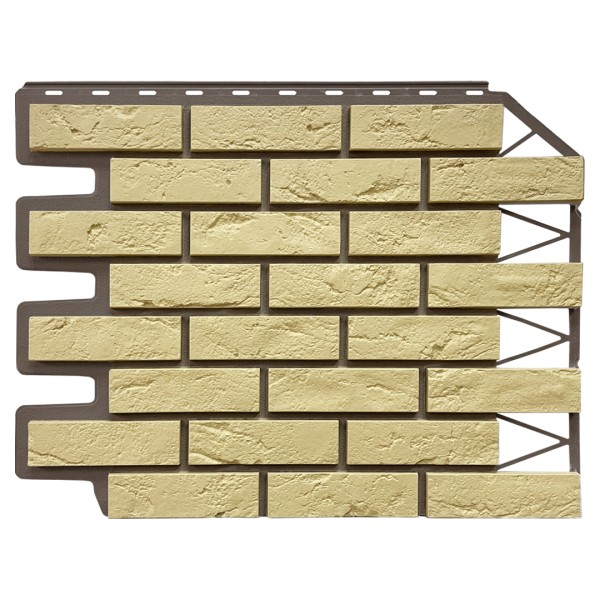 Фасадная панель FineBer, Кирпич Баварский, Песочный купить в Лодейном Поле