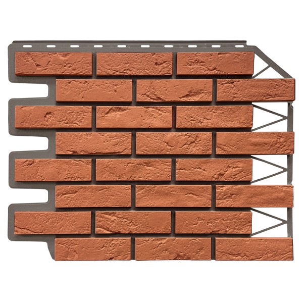 Фасадная панель FineBer, Кирпич Баварский, Терракотовый купить в Лодейном Поле