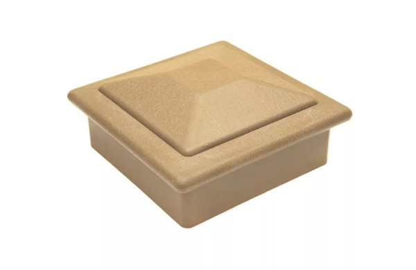 Крышка верхняя ПВХ для столба Deckart 125х125 Орех купить в Лодейном Поле