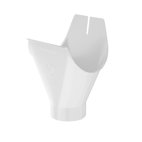 Водосток Aquasistem, система 150/100 - Воронка желоба RAL 9003 Белый купить в Лодейном Поле