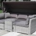 Диван-Трансформер AFINA плетеный из иск. ротанга AFM-320G Grey купить в Лодейном Поле