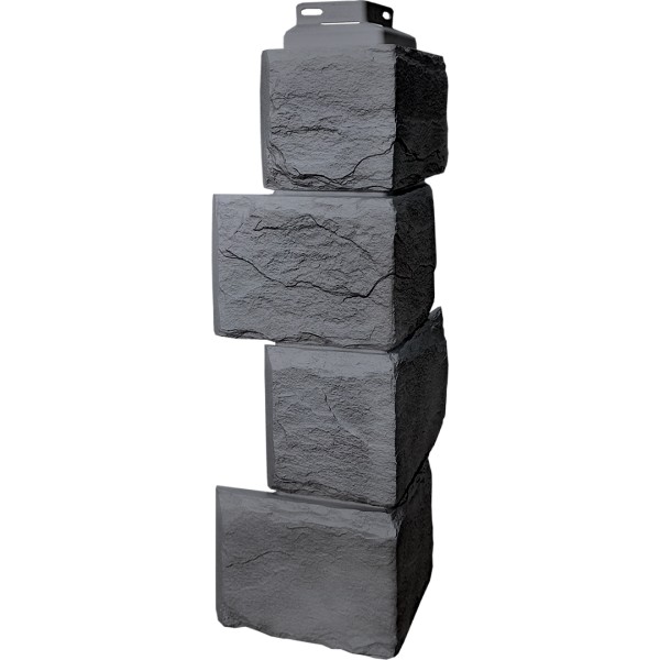 Цокольный сайдинг FineBer – Серия “Камень природный”, Угол наружный Кварцевый купить в Лодейном Поле