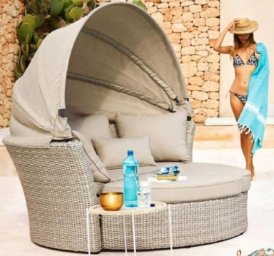 Диван-Трансформер AFINA плетеный из иск. ротанга AFM-325 Beige купить в Лодейном Поле