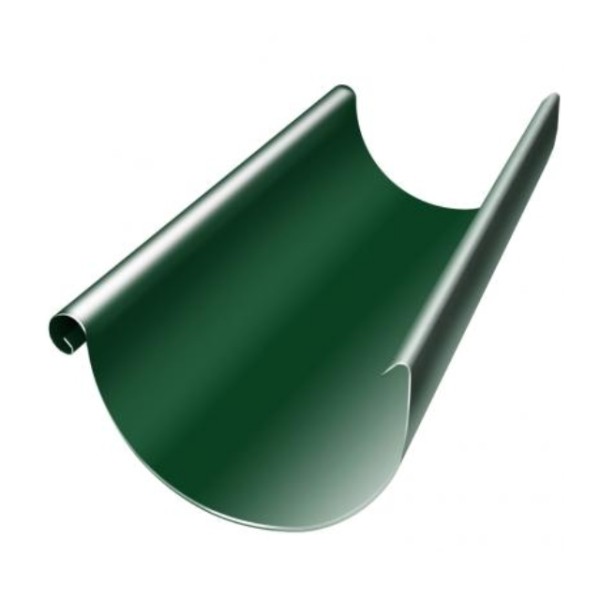 Водосток Grand Line 125x90 – Желоб 3м RAL 6005 купить в Лодейном Поле