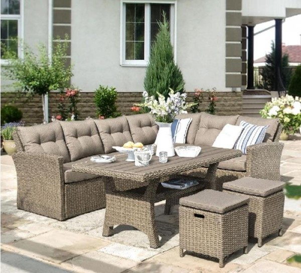 Комплект мебели AFINA плетеной из иск. ротанга AFM-307B Beige купить в Лодейном Поле
