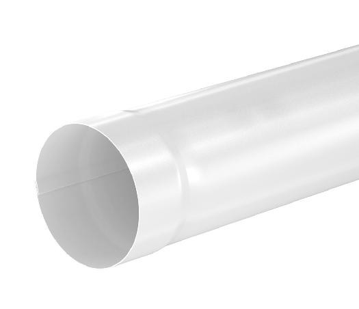 Водосток Aquasistem, система 150/100 - Труба водосточная 3.00м RAL 9003 Белый купить в Лодейном Поле