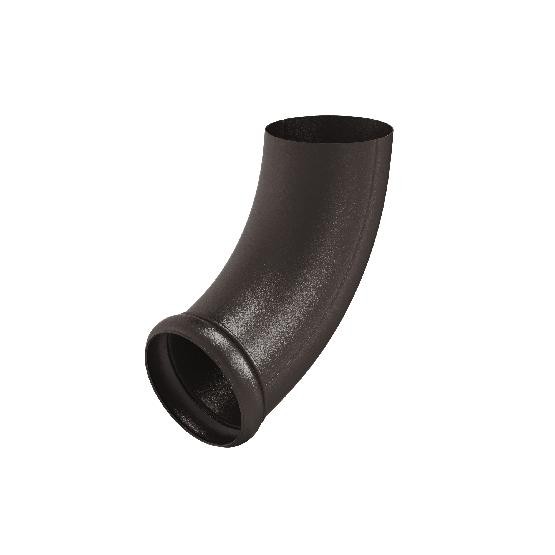 Водосток Aquasistem, Система 150/100 - Отвод трубы декорированный RR 32 Тёмно-коричневый matt купить в Лодейном Поле