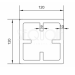 Столб SEQUOIA Evolution 3D WOOD BROWN купить в Лодейном Поле