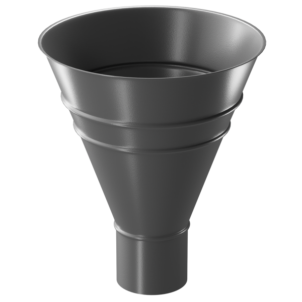 Воронка водосборная Döcke STAL PREMIUM, Графит купить в Лодейном Поле