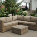 Комплект мебели AFINA плетеной из иск. ротанга YR825B Beige купить в Лодейном Поле