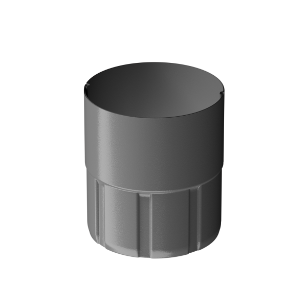 Муфта соединительная для водостока Döcke STAL PREMIUM, Графит купить в Лодейном Поле