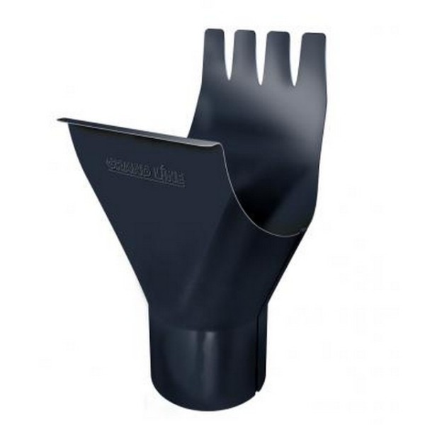 Водосток Grand Line 150x100 – Воронка желоба RAL 7024 купить в Лодейном Поле