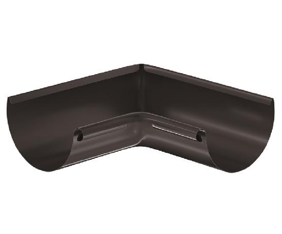 Водосток Aquasistem, система 125x90 - Угол желоба, внутренний 90° RR 32 Тёмно Коричневый купить в Лодейном Поле