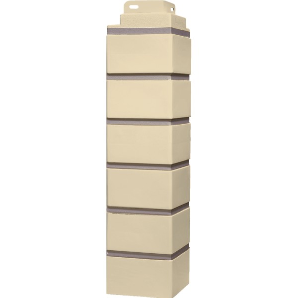 Угол Фасайдинг Серия «Кирпич клинкерный» Желтый купить в Лодейном Поле