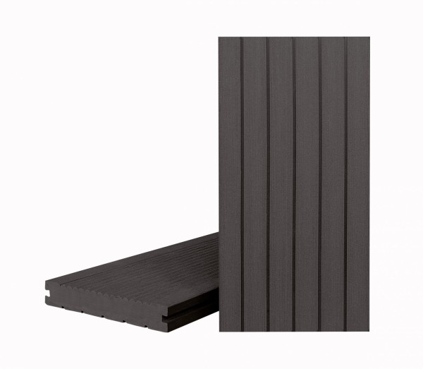 Террасная доска Классик Чёрное дерево (полнотелая с пазом) купить в Лодейном Поле