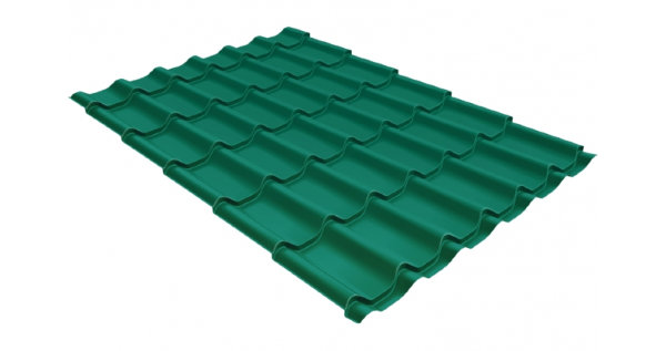Металлочерепица классик 0,5 Satin RAL 5021 купить в Лодейном Поле