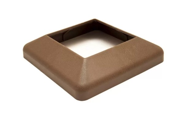 Крышка нижняя ПВХ для столба Deckart 100х100 Шоколад купить в Лодейном Поле