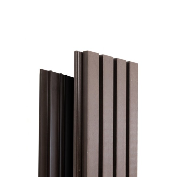 Фасадная доска Ecodecking Техно реечная 200х26х3000 Венге купить в Лодейном Поле