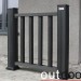 Ограждение из ДПК Outdoor Классик 3D STORM чёрный купить в Лодейном Поле