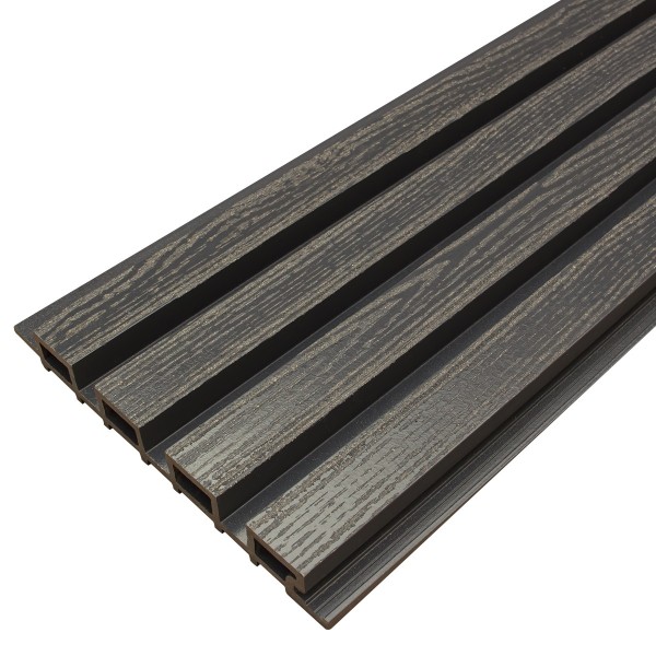 Фасадная доска из ДПК Faynag Wood Рейка Мокрый Асфальт купить в Лодейном Поле