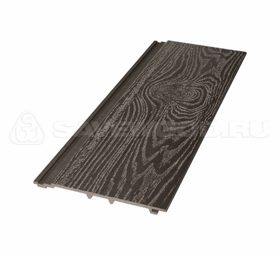 Сайдинг из дпк savewood sw-cedrus тангенциальный распил темно-коричневый купить в Лодейном Поле
