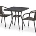 Комплект плетеной мебели AFINA из иск. ротанга T282BNT/Y137C-W53 Brown 2Pcs купить в Лодейном Поле