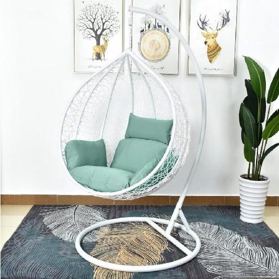 Кресло Подвесное из искусственного ротанга AFM-168A-L White/Green купить в Лодейном Поле