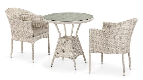 Комплект плетеной мебели AFINA из иск. ротанга T705ANT/Y350-W85 Latte 2Pcs купить в Лодейном Поле