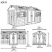 Сарай пластиковый LifeTime 15x8 DD купить в Лодейном Поле