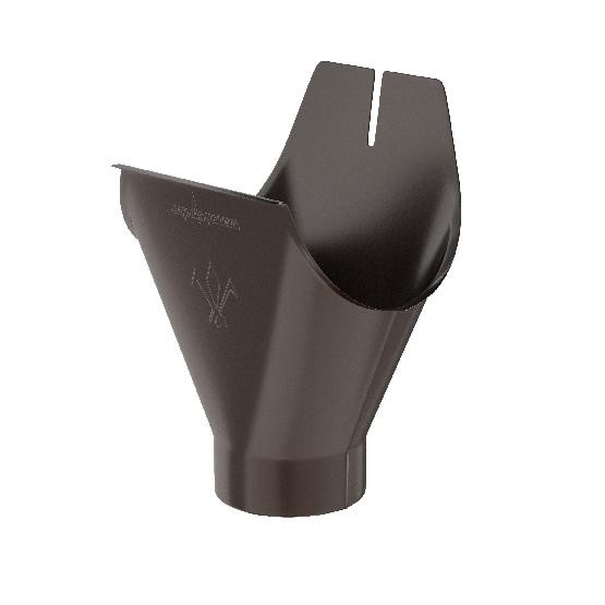 Водосток Aquasistem, система 150/100 - Воронка желоба RR 32 Тёмно Коричневый купить в Лодейном Поле