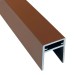 П-профиль Алюминиевый EasyDecking 35x25 Коричневый купить в Лодейном Поле