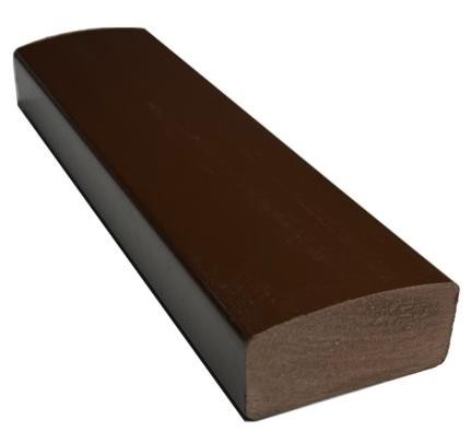 Лавочный брус Ecodecking Некст полнотелый глянцевый 70х35 шоколад купить в Лодейном Поле