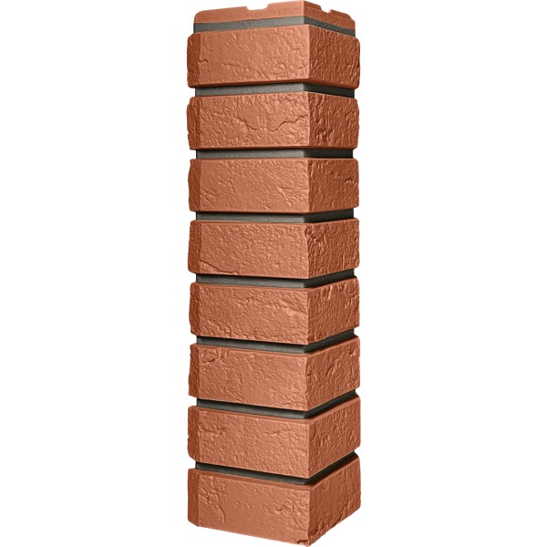 Угол наружный ДАЧНЫЙ Серия Баварский кирпич Терракотовый купить в Лодейном Поле