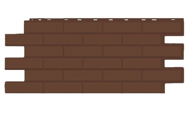 Фасадная панель T-Siding Кирпич Модерн Эко Браун купить в Лодейном Поле