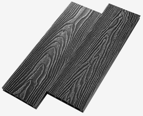 Террасная доска из ДПК RusDecking Unodeck Vintage - Графит купить в Лодейном Поле