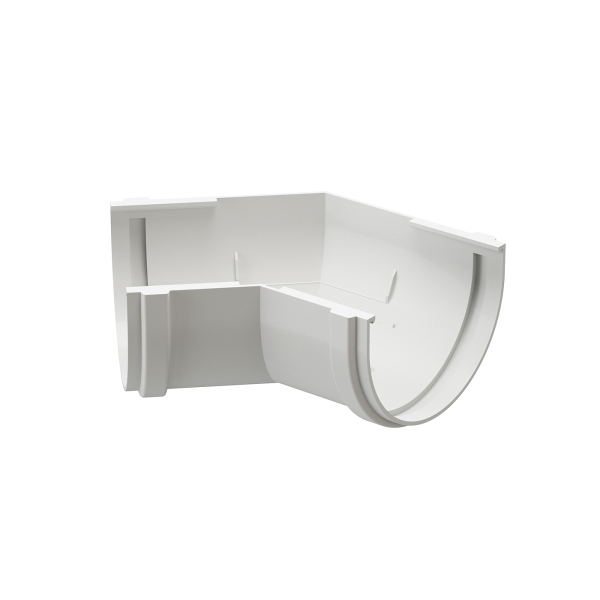 Угол желоба универсал 135˚ Docke Premium ПВХ - Пломбир купить в Лодейном Поле