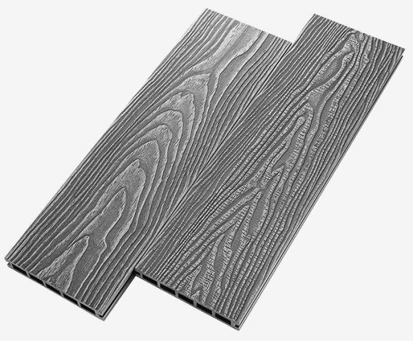 Террасная доска из ДПК RusDecking Unodeck Vintage - Серый купить в Лодейном Поле